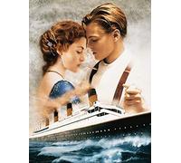 YSCOLOR Diamond Painting Bordado De Diamantes Romance del Titanic 5D DIY Diamante Pintura Ronda Taladro Rhinestone Pegado Artesanía Decoración del Hogar 30X40cm