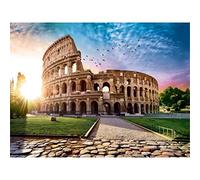 YSCOLOR Diamond Painting DIY 5D Cubo Diamante Mosaico Diamante Redondo Pintura Roma Coliseo Bordado Punto De Cruz Estilo Europeo Castillo Edificio 30X40Cm