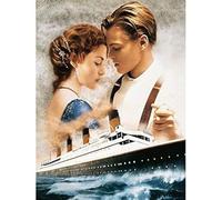 YSCOLOR Diamond Painting Nuevo Taladro Redondo Completo 5D DIY Diamante Pintura Titanic Pareja 3D Bordado Punto De Cruz Mosaico Diamante De Imitación Diamante Decoración para El Hogar 30X40Cm
