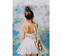 YSCOLOR Kits De Pintura Por Números Diy Para Adultos Ballet Figura Pintura Pintada A Mano Para Colorear Por Números 40x50cm