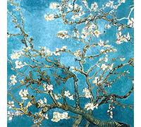 YSCOLOR Pintura de diamantes, flor de Van Gogh, DIY, bordado, costura, redondo, 3D, a la moda, decoración del hogar, pintura de punto de cruz, 30 x 30 cm