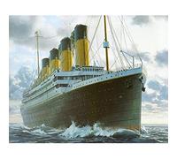 YSCOLOR Taladro Redondo Completo 5D Diy Diamante Pintura Titanic Barco Bordado Decoración Del Hogar Regalo 30x40cm
