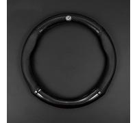 YSDCIKM 1 Piezas Volante Cubierta para Alfa Romeo Alfa 6 1979-1986, Funda Volante Coche Cuero Artificial Negro Coche Protector Volante, Funda Volante Anti Deslizante