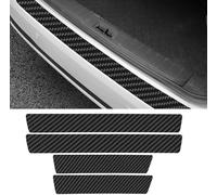 YSDCIKM 4 Piezas Protector de Escalón de Coche para OMODA 9 per SHS per C9 2025-2026, Pegatina de Decoración para Estribos de Fibra de Carbono de contra Arañazos