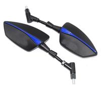 YSDEACE Espejos Moto Manillar para CFMOTO 800MT 650MT 700CLX 150 250 NK 300 400 650 400NK 400GT CF500 CF650 Motocicleta Lateral Trasero Vista Retrovisor Espejos(B-Blue)
