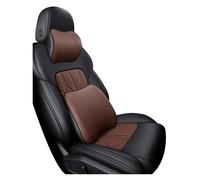 YSDEACE Juego Fundas Asientos para Accord 2003 2004 2005 2006 2007 Personalizada Impermeable Piel Sintética Funda Cojín Soporte Asiento Coche(Black Brown,DE)