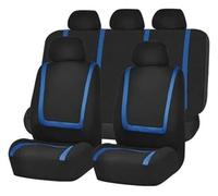 YSDEACE Juego Fundas Asientos para Accord 7 8 9 para Civic para CRV para CR-V 2009-2019 Funda Cojín Soporte Asiento Automóvil Protector Juego Delantero Trasero(9pcs Set Blue)