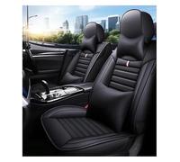 YSDEACE Juego Fundas Asientos para Accord para URV para Inspire para XRV HRV para Pilot Funda Asiento Coche Detalles Interiores Cojín Soporte Protector(Black B)