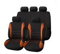 YSDEACE Juego Fundas Asientos para Civic para Accord para City para CR-v 2003-2018 Funda Protectora Cojín Soporte Asiento Automóvil(Orange)