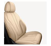 YSDEACE Juego Fundas Asientos para Civic para Accord para CRZ para City 2003-2018 Funda Cojín Soporte Asiento Coche Accesorios Cuero(Beige 5 Seat)