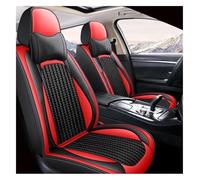 YSDEACE Juego Fundas Asientos para Fit para Accord para Odyssey para City para CRZ para CRV para Elysion Funda Asiento Coche Cojín Soporte Cuero Protector(Red Pillow)