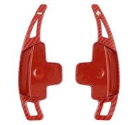 YSDEACE Paleta De Cambio De Extensión para B&ENZ para BC Class W205 para Cla Gle 2015-2020 2 Extensiones Palanca Cambios Volante Coche(Red Carbon Fiber)