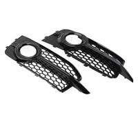 YSDEACE para A1 8X S-Line S1 2010 2011 2012 2013 2014 8X0807682B 8X0807681B Coche Rejilla De Faros Antiniebla Panal Parachoques Delantero Parrilla Luces Rejilla Parachoques Delantero