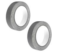 YSDINK - Cinta antideslizante adhesiva, 2 paquetes, seguridad reforzada para escaleras, interior exterior, 2,5 cm x 5 m, impermeable y resistente, antideslizante para seguridad doméstica (gris)