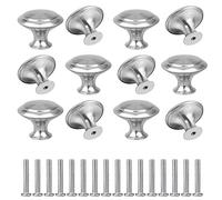 YSDMY tiradores armarios 12 piezas pomos y tiradores，30MM Pomo para Armario Redondo para herrajes de armario