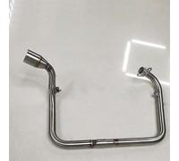 YSDSLS Acero Inoxidable extraíble Silenciador De Escape Delantero Motocicleta para Benelli TNT 125 TNT 135 Tubo De Escape Completo para Motocicleta TNT 125 135(Style 1)