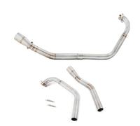 YSDSLS Acero Inoxidable extraíble Sistema De Escape Completo para Motocicleta, Tubo De Escape Modificado para Y&amaha YZF-R15 R125 MT125 MT-15 2008-2017, Silenciador De Tubo De Escape(V3 2018-2023)