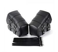 YSDSLS Bolsa De Motocicleta, Bolsas Cuero para Sillín, Herramientas Lateral, Alforjas Equipaje para Harley Sportster XL 883 1200 Bicicletas Calle(D)