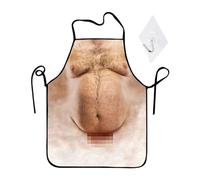 YSDYY 1 delantal con 1 gancho, divertido y creativo delantal para hombre, novedoso delantal de cocina, apto para cocinar, barbacoa, etc.