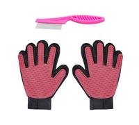 YSDYY 1 Par De Zapatos De Ácido para El Cabello, 1 Pieza De Peine De Agujas De Acero, Guantes Suaves De Silicona, Herramientas De Belleza De Mascotas, Suministros para El Cuidado del Cabello.