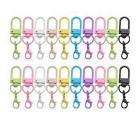 YSDYY 20 Piezas Hebillas Coles, Llavero Colorido, Materiales De Joyería De Bricolaje, Producción De Calefacción De Muñecas, Salón De Bolsas.