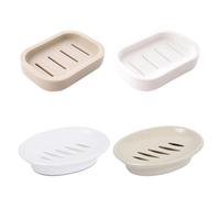 YSDYY 4 Piezas De Almacenamiento De Jabón, Caja De Fila De Drenaje, Caja De Jabón De Plástico, Caja De Almacenamiento para Baño, Accesorios De Jabón.