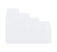 YSDYY 40 Piezas De La Esquina De Cuello De La Camisa, Cuello Herramientas Anti-Arrebre, Accesorios De Camisa, Soporte De Cuello De Camisa (Blanco).