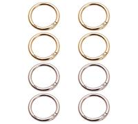 YSDYY Bobinas De Resorte De Metal De 8 Miembros, Hebilla De Anillo Abierto Multifuncional, Reutilizable, Reutilizable, Reutilizable, Anillo De Conexión Simple para La Artesanía.