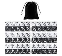 YSDYY Cubos Operativos De 60 Partes Y Bolsa De Terciopelo De Una Pieza, Cubos Matemáticos Cuadrados, Cubos Acrílicos, Bolsas De Almacenamiento Simples, Necesidades De Formación Infantil.