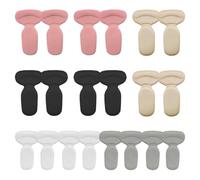 YSDYY Parche De Tacón En Forma De T De 10 Partes, Parche contra El Pie Anti-Ropa, Almohadilla del Talón De Esponja, Parche Invisible Anti-Dersen Y Plantilla De Ajuste De Tamaño.