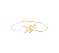 YSEWGFV Pulsera To My Bestie con Hojas Paralelas, Pulsera Ajustable Clásica de Tenis en Plata de Ley 925 (Gold,One Size)