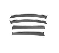 YSFDSG Deflectores de Aire Molduras Cromadas Protección contra Lluvia para Peugeot 3008 MK1 Deflectores Viento Ventanas Viseras Puertas Cortinillas Ventilación Derivabrisas