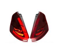 YSFDSG Luces Freno Traseras Para Ford para Fiesta para MK7 para MK7.5 VI 2008-2020 Animación inicio Señal giro secuencial Par lámparas traseras rojas Luces Antiniebla Traseras