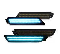 YSFDSGD 4 Luces LED Posición Laterales Delanteras Traseras Dinámicas Blanca Para Chevy Para Camaro 2010 2011 2012 2013 2014 2015 Señal Espejo Retrovisor(Blue Light)