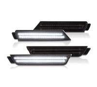 YSFDSGD 4 Luces LED Posición Laterales Delanteras Traseras Dinámicas Blanca Para Chevy Para Camaro 2010 2011 2012 2013 2014 2015 Señal Espejo Retrovisor(White Light)
