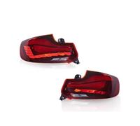 YSFDSGD Faros traseros Para Serie 2 luz trasera 14-20 par de luces traseras LED señal giro freno inverso conjunto coche Plug And Play Luces traseras(Rojo)