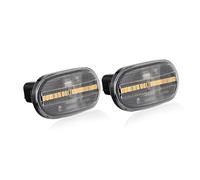 YSFDSGD Luz LED Dinámica Posición Lateral Intermitente Accesorio Coche Lente Transparente Negra Para Mazda Para AZ Para Spiano Para Scrum Señal Espejo Retrovisor(Estilo 3)