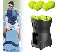 YSFHYAN MáQuina Inteligente de Pelotas de Tenis con Servicio AutomáTico,PT-Mini Pro MáQuina Lanzapelotas Tenis,Control Inteligente de Doble Modo,MúLtiples Modos de Entrenamiento,para Clubes de Tenis