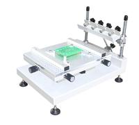 YSFHYAN Mesa de Pasta de Soldadura de Malla de Acero SMT,EstacióN de SerigrafíA Manual PequeñA con Grosor Ajustable,Mini Mesa de SerigrafíA Manual,Repetibilidad ±0,01mm,para Montaje de PrecisióN