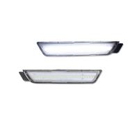 YSFIFHSKFH Luces de posición Para Chevy Para Camaro 2010 2011-2015 LED Blanco Indicador Lateral Trasero Delantero Luces Indicadoras Señal De Giro Intermitentes Laterales(2pcs Rear White a)