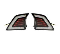 YSFIFHSKFH Marcador Lateral Para Toyota Para Hilux Para Vigo 2012 2013 2014 LED Luz Circulación Diurna Giro Lámpara Antiniebla(Smoke shell,BLANCO)