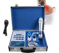 YSFW Máquina Terapia Ondas Choque Enfocadas,masajeador Muscular Profundo con 7 Cabezales Masaje, Frecuencia Ajustable 16 Niveles Y Energía 12 Niveles,12modos Trabajo, Terapia Tejidos,no Invasiva