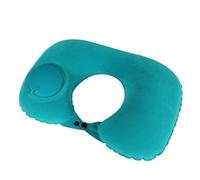 YShiuoL Almohada Viaje Almohada for el Cuello, cojín for en Forma de U for avión y Coche, Almohada Inflable, Anillo compresión Aire automático for Viajes al Libre(Green)