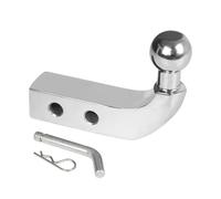 YShiuoL Bola de Enganche para Remolque 2" Accesorios sólidos del Coche Dispositivo de Remolque Brazo la Bola 17000lbs galvanoplastia con el Gancho(Long Style)