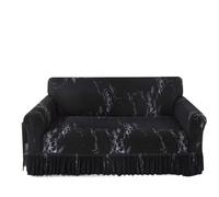 YShiuoL Funda de Sofá con Falda Funda de sofá elástica con Estampado Volantes for Sala Estar, Protector Muebles, fácil Instalar y Lavable(Color 11,2-Seater 145-185cm)