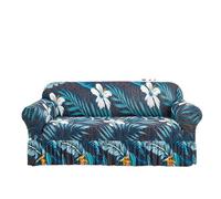 YShiuoL Funda de Sofá con Falda Fundas de sofá elásticas con Estampado Floral y faldón, Lavables Protectoras for sofás 1, 2, 3 4 plazas(Color 8,XL (235-300cm))