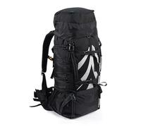 YShiuoL mochila al aire libre Mochila de senderismo de 70 l for exteriores, gran capacidad, impermeable, for escalada, for hombre y mujer, for bushcraft, viajes y acampada.(Black)