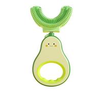 Ysimee Cepillo de Dientes en Forma de U para Niños, Limpieza Integral de Dientes de 360°, Cabezales de Cepillo de Silicona Ultra Suaves Duales, Cepillos de Dientes Manual, 6-12 años