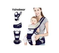 Ysinobear Ergonomic Baby Carrier with Hip Seat, Lightweight and Breathable, Pure Cotton, for Babies and Children from 3 to 36 Months