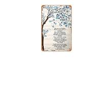 Ysirseu - Letreros de metal retro de Lauren Daigle Rescue Lyrics You Are Not Hidden Póster enmarcado en lienzo mate, póster enmarcado para decoración del hogar, bar, tienda, café, vintage, regalo, 8 x